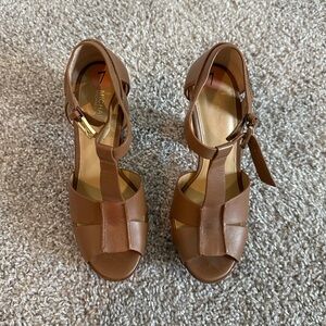 Michael Kors Brown High Heel Sandal